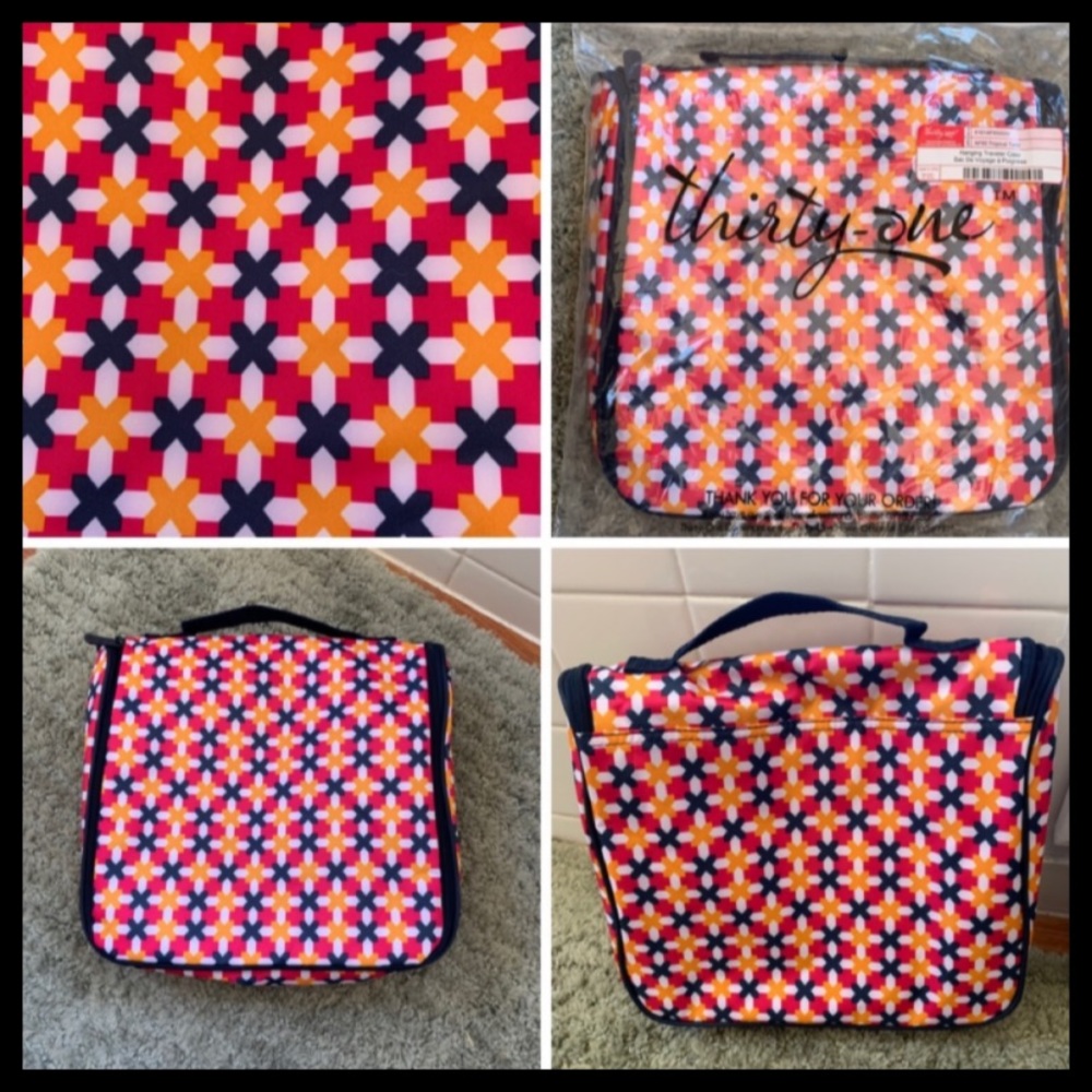 NWT ThirtyOne 31 Hanging Travel Bag Beauty Case